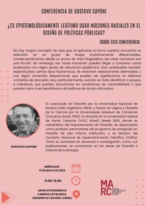 Cartell de la conferència